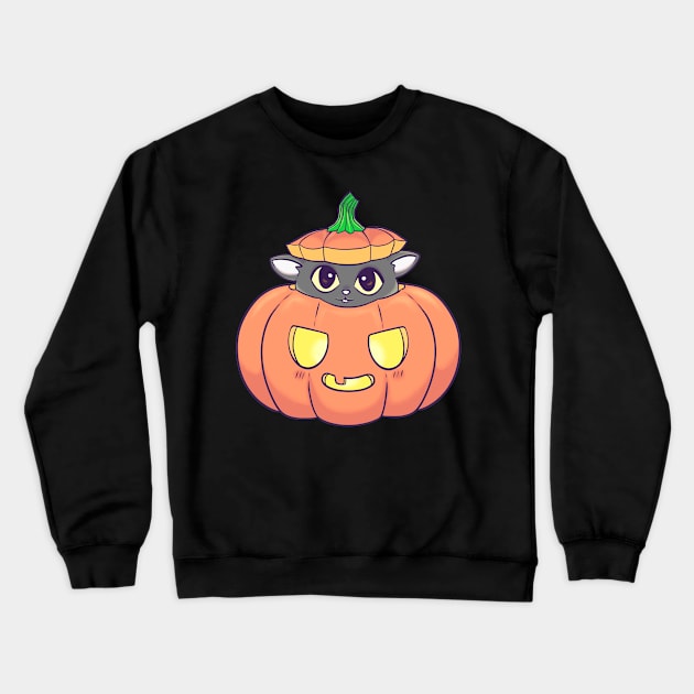 Cat-O-Lantern Crewneck Sweatshirt by Wayward Knight